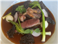 pigeon and morels